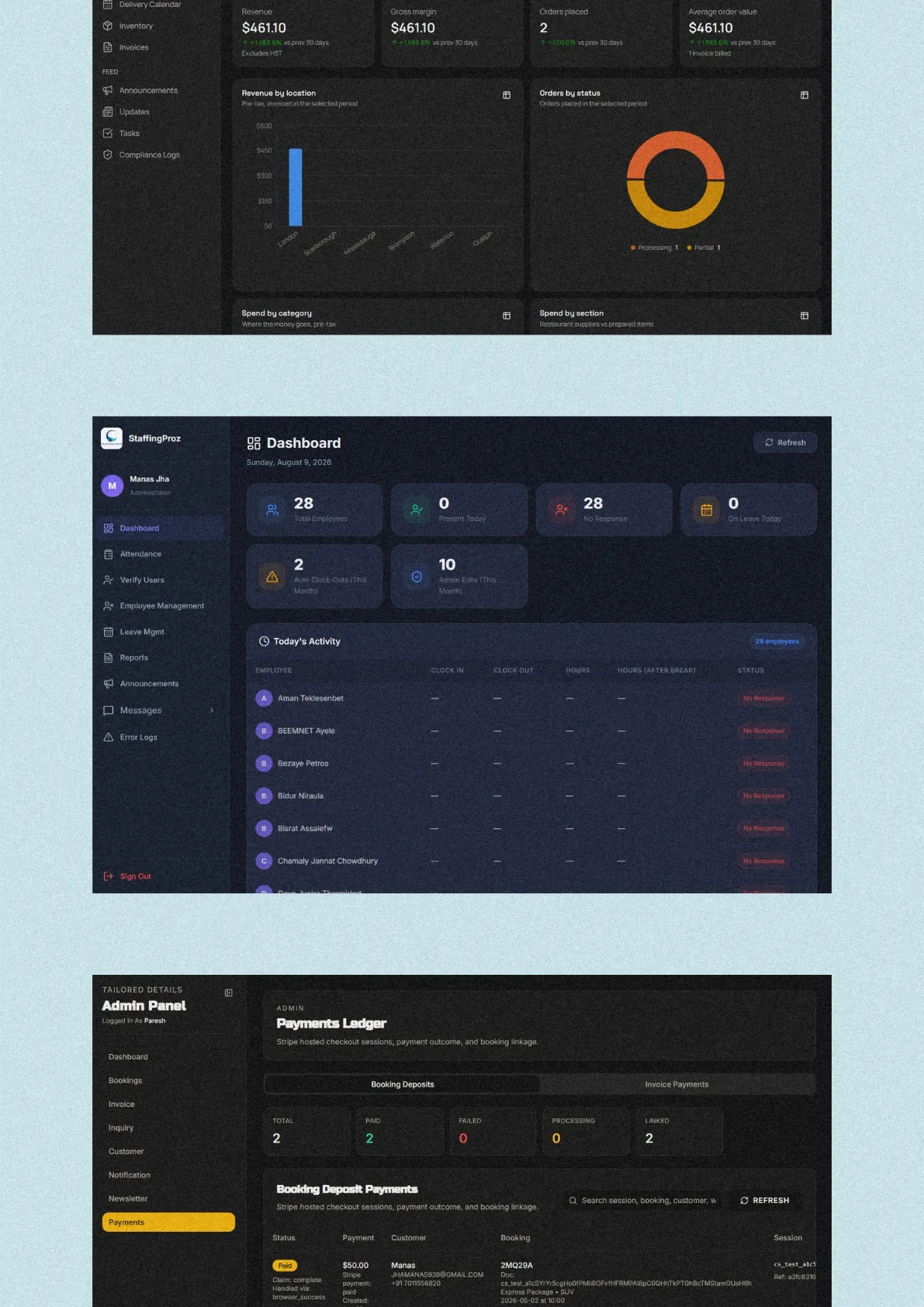 Web Apps & Dashboards